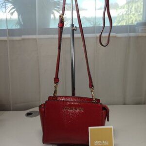 Michael Kors Mini Kempton Red